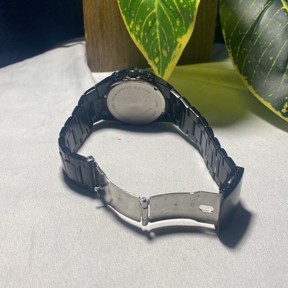 Mens Citizen Quartz Mens Watch, black Stainless Steel, Classic - Picture 9 of 13